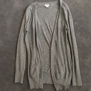 Dark gray cardigan